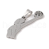 Non-Tarnish 201 Stainless Steel Pendants STAS-A094-05D-P-2