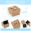 Square Cardboard Paper Ring Gift Storage Boxes CON-TAC0001-17E-4