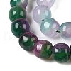 Dyed Natural White Jade Beads Strands G-T138-D21-3