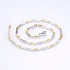 304 Stainless Steel Mariner Link Chains Necklaces NJEW-P223-08GP-1