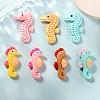 Opaque Resin Decoden Cabochons CRES-I043-05-1
