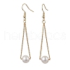 Mother's Day Jewellery Natural Cultured Freshwater Pearl Dangle Earrings EJEW-JE05936-01-1