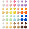  800Pcs 8 Colors Frosted Opaque Acrylic Beads OACR-TA0001-51-1