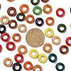 Donut Wooden Linking Rings WOOD-Q014-12mm-M-LF-4