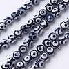 Tibetan Style dZi Beads G-G752-05-6mm-1
