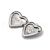 304 Stainless Steel Locket Pendants STAS-S171-13P-03-2