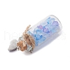 6Pcs Glass Pendants PALLOY-JF03696-5