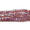Baking Painted Glass Beads Strands DGLA-F002-05-2