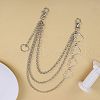 Alloy Heart Link 3 Layer Chain Belts for Pants FS-WGFF2BA-01-2