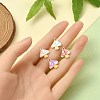 20Pcs 4 Colors Autumn Theme Alloy Enamel Charms ENAM-YW0003-40-4