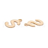 201 Stainless Steel Charms STAS-C021-06G-S-2