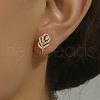 Leaf Alloy Stud Earrings ZZ8862-4