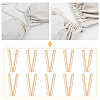 SUPERFINDINGS 10Pcs Alloy Bikini Clips FIND-FH0009-22G-5