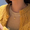 Bowknot 925 Sterling Silver Pendant Necklaces for Women NJEW-F338-04G-5
