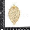 304 Stainless Steel Etched Metal Embellishments Pendants STAS-H236-02G-01-3