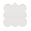 Transparent Acrylic Blank Pendants TACR-Z003-01G-1