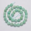 Natural Amazonite Bead Strands G-G970-10-10mm-2