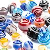 3 Strand 3 Style Handmade Lampwork Beads Strands LAMP-LS0001-04-4