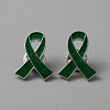 Awareness Ribbon Enamel Pin JEWB-WH0029-29B-2