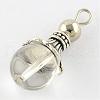 Natural Quartz Crystal Pendants G-Q459-02S-2