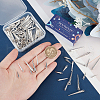 SUNNYCLUE 120Pcs 4 Styles Tibetan Style Alloy Pendants FIND-SC0009-57-3