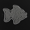 Fish ABC Plastic Pegboards used for 5x5mm DIY Fuse Beads X-DIY-Q009-22-2