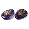 Natural Amethyst Pendants G-T122-73E-4