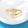 Brass Cuff Rings for Women RJEW-U044-H-2