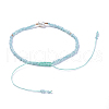 Adjustable Nylon Thread Braided Beads Bracelets BJEW-JB04375-05-3