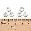 Brass Grade A Rhinestone Spacer Beads RB-A014-Z7mm-28S-3