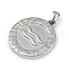 304 Stainless Steel Pendants STAS-C131-04P-3