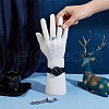 PP Plastic Mannequin Right Hand Watch Display Holder ODIS-WH0070-12B-2