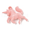 Flocky Resin Pendants CRES-D017-02D-3