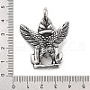 Retro 304 Stainless Steel Pendants STAS-L274-025AS-3