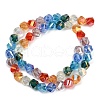 Electroplate Glass Beads Strands EGLA-D300-07-8mm-2