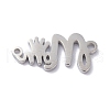 Mother's Day Non-Tarnish 304 Stainless Steel Pendants STAS-C035-01P-2
