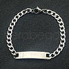 Exquisite stainless steel bracelet for men with Stainless Steel tag. ZX5244-2-1