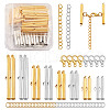  Jewelry Iron Slide On End Clasp Tubes FIND-PJ0001-01-18