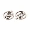 Non-Tarnish 201 Stainless Steel Pendants STAS-E188-12P-3