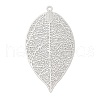 Non-Tarnish 304 Stainless Steel Filigree Pendants STAS-K257-01P-1