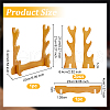 3-Tier Wood Sword Display Stands ODIS-WH0004-12-2