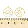 5Pcs 201 Stainless Steel Pendants STAS-M056-01B-G-3
