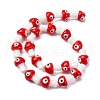 Handmade Evil Eye Lampwork Beads Strands LAMP-S069-01C-2