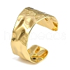 304 Stainless Steel Textured Cuff Bangles for Women BJEW-Z077-02G-1