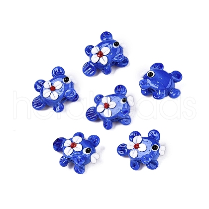 Handmade Lampwork Bumpy Beads Strands LAMP-T021-25C-1
