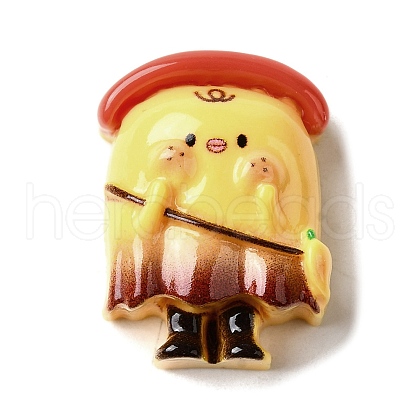 Cute Opaque Resin Cabochons RESI-L046-A05-1