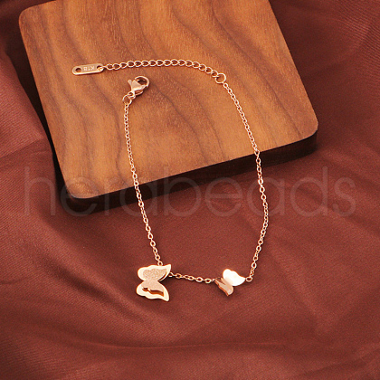 Stainless Steel Charm Bracelets WGCB135-01-1
