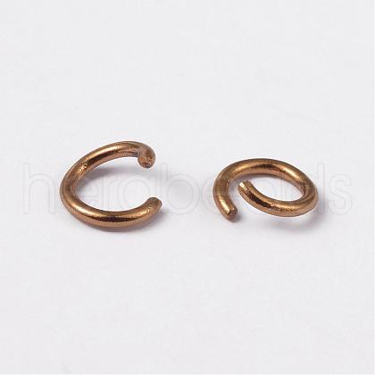 Ion Plating(IP) 304 Stainless Steel Open Jump Rings STAS-L185-19-1