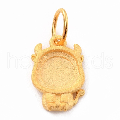 925 Sterling Silver Pendant Cabochon Settings STER-I020-01B-G-1