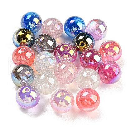 Iridescent Acrylic Beads MACR-F078-02C-1